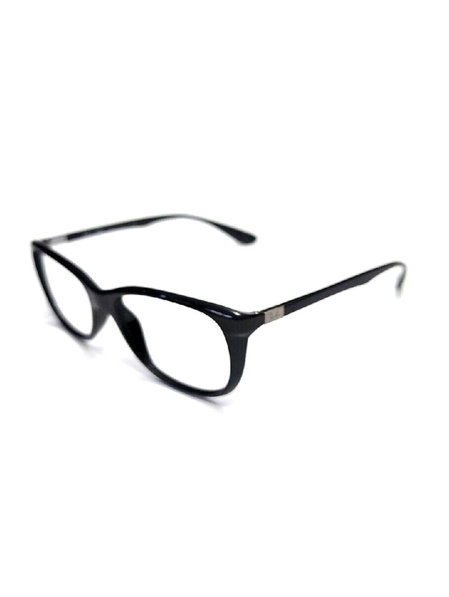 Ray Ban Rb7024 5206 Black Oval Eyeglasses Frame 54-16 145
